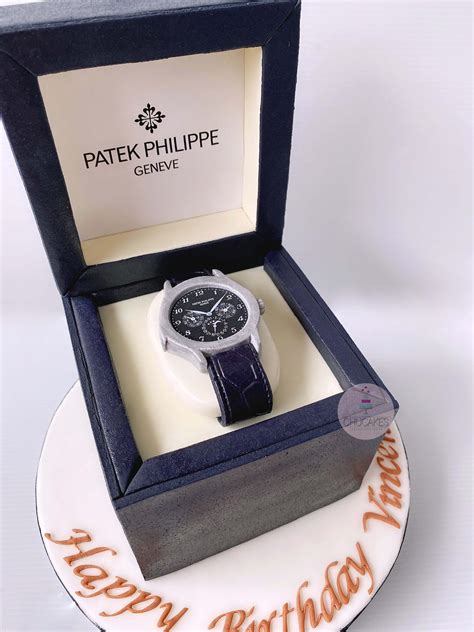 patek philippe watch topper cake|Celebrate with Cake!: Patek Philippe Watch in Box Cake.